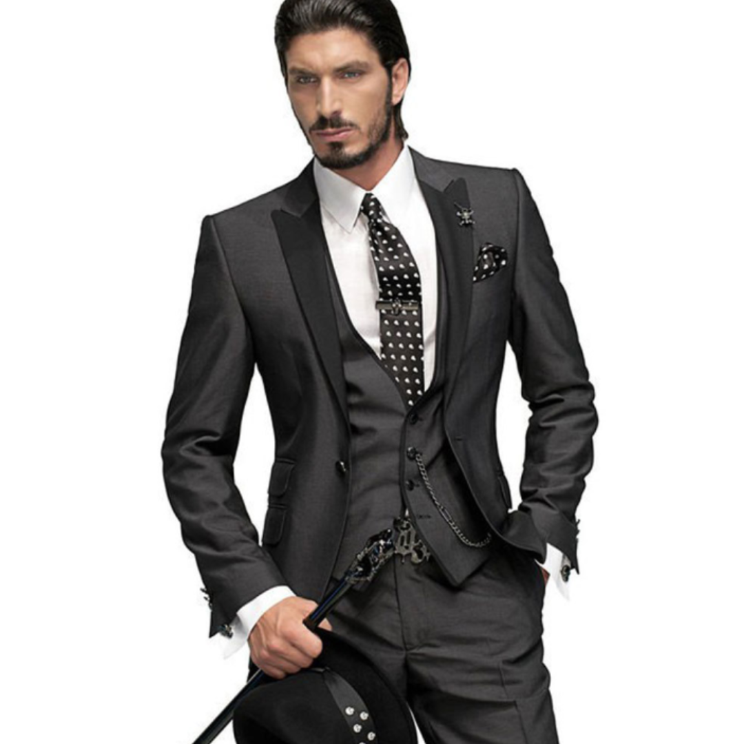 Finn Men's Wedding Suit | Breathable 3-Piece Outfit with Elegant Cut
