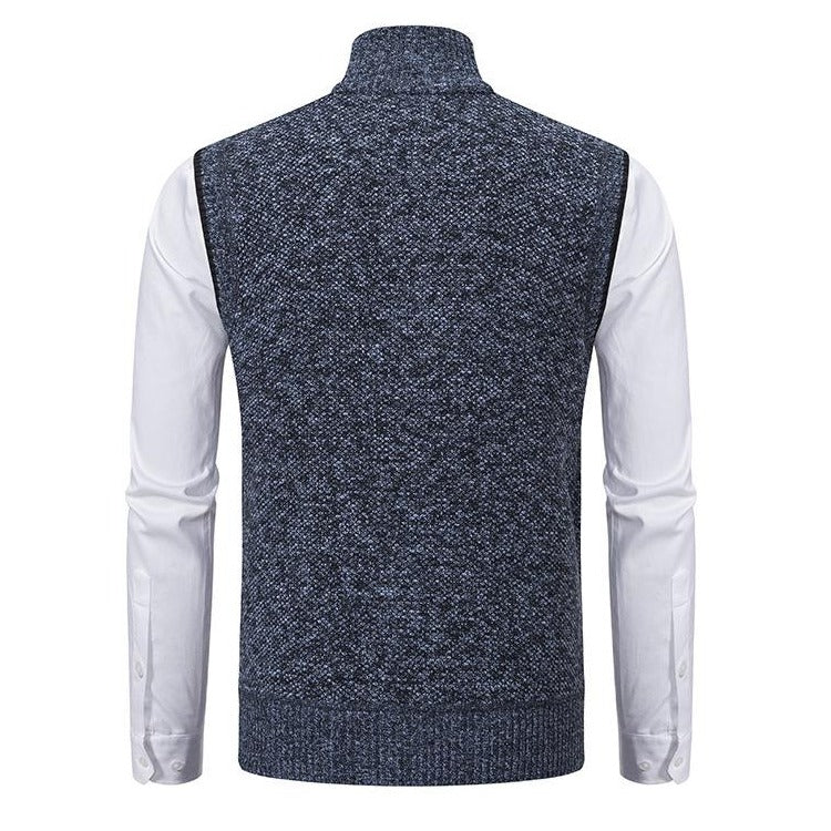 Fino Men's Business Vest | Premium Wool Blend, Elegant Design 2