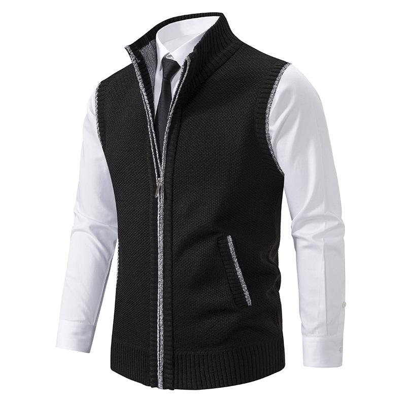Fino Men's Business Vest | Premium Wool Blend, Elegant Design 3