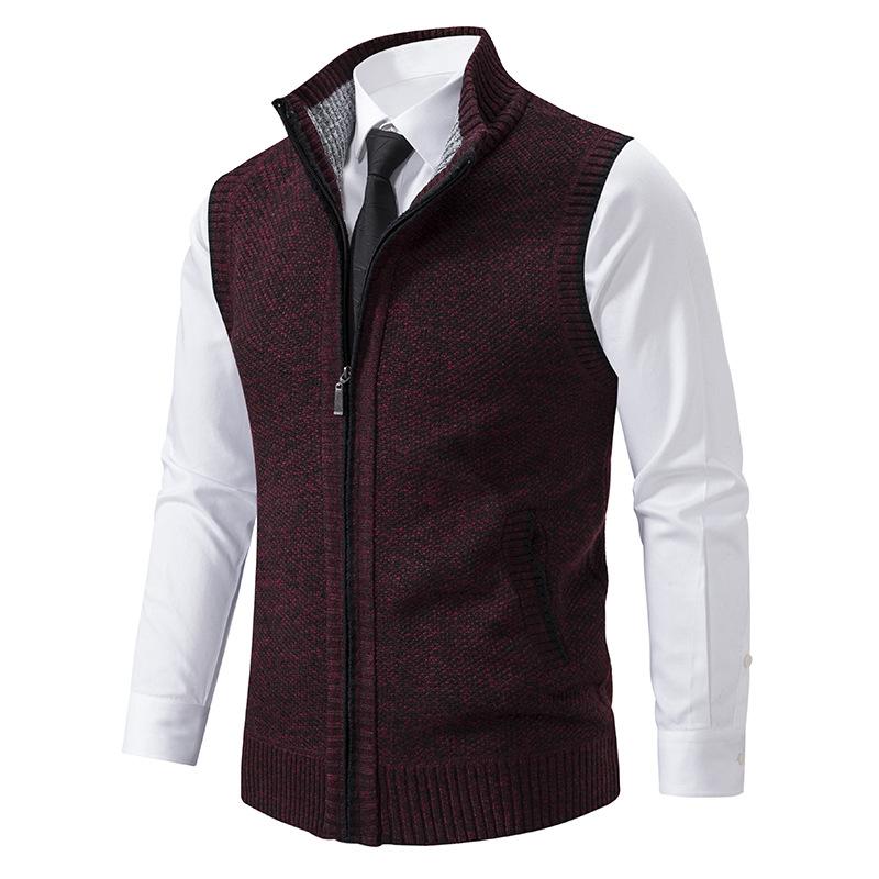 Fino Men's Business Vest | Premium Wool Blend, Elegant Design 4