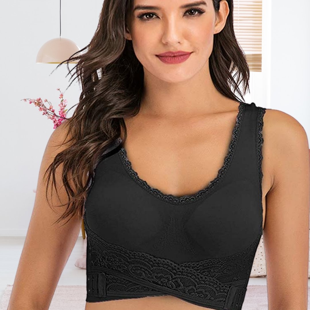 Fiona Women's Posture Bra | Wireless Comfort & Lace Design 5