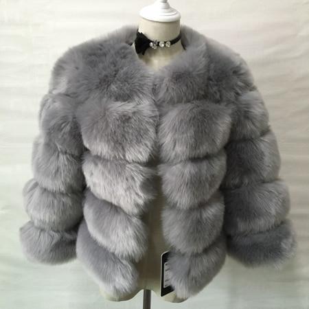Fleur Women's Jacket Winter | Faux Fur, Glamorous and Comfortable
