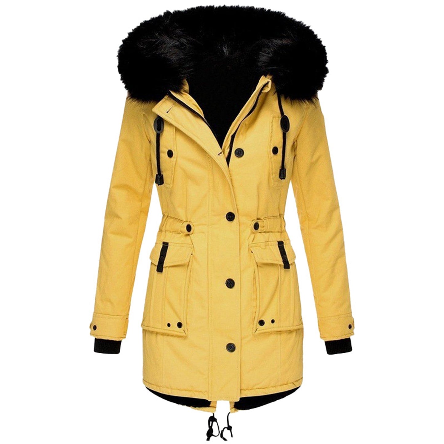 Frieda Women's Parka Jacket | High-Quality Cotton, Elegant Design for Winter 5