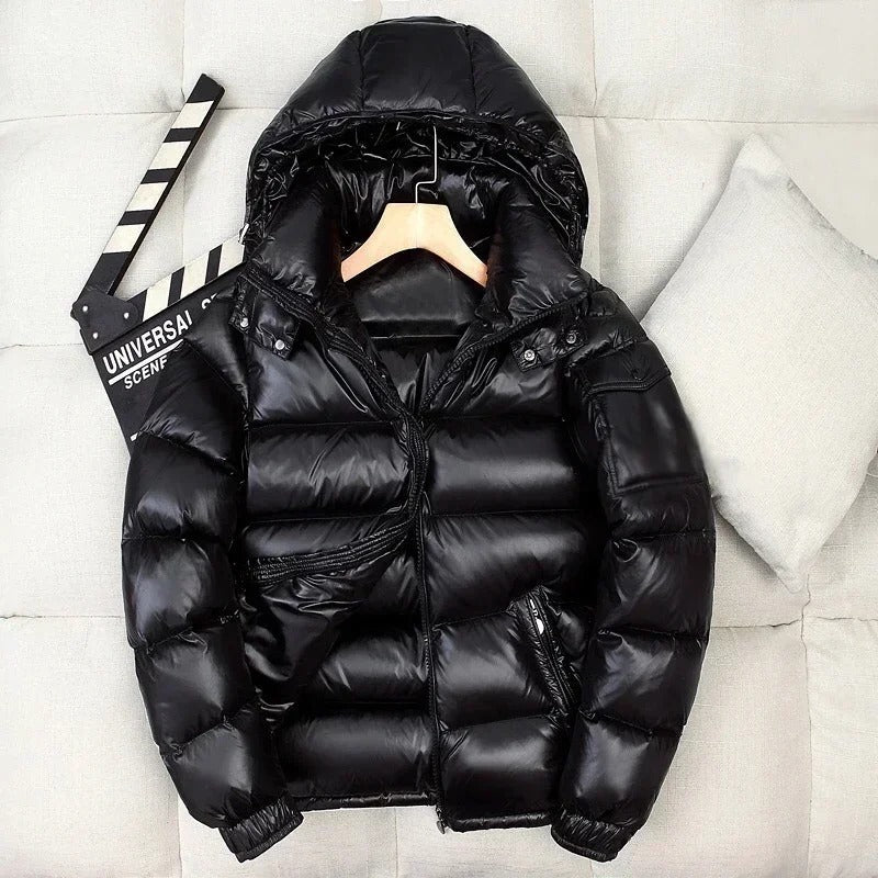 Gavin Men's Jacket | Windproof, Duck Down Filling, Stylish Black