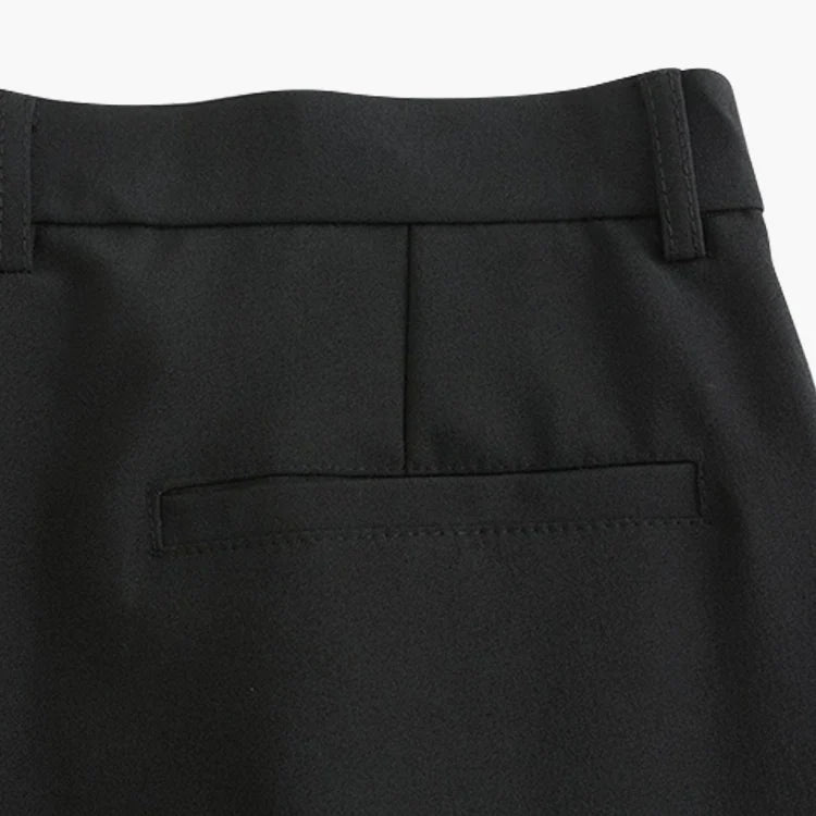 Gavin Men's Wide Leg Trousers | Pleated Detail, Belt Loops 5