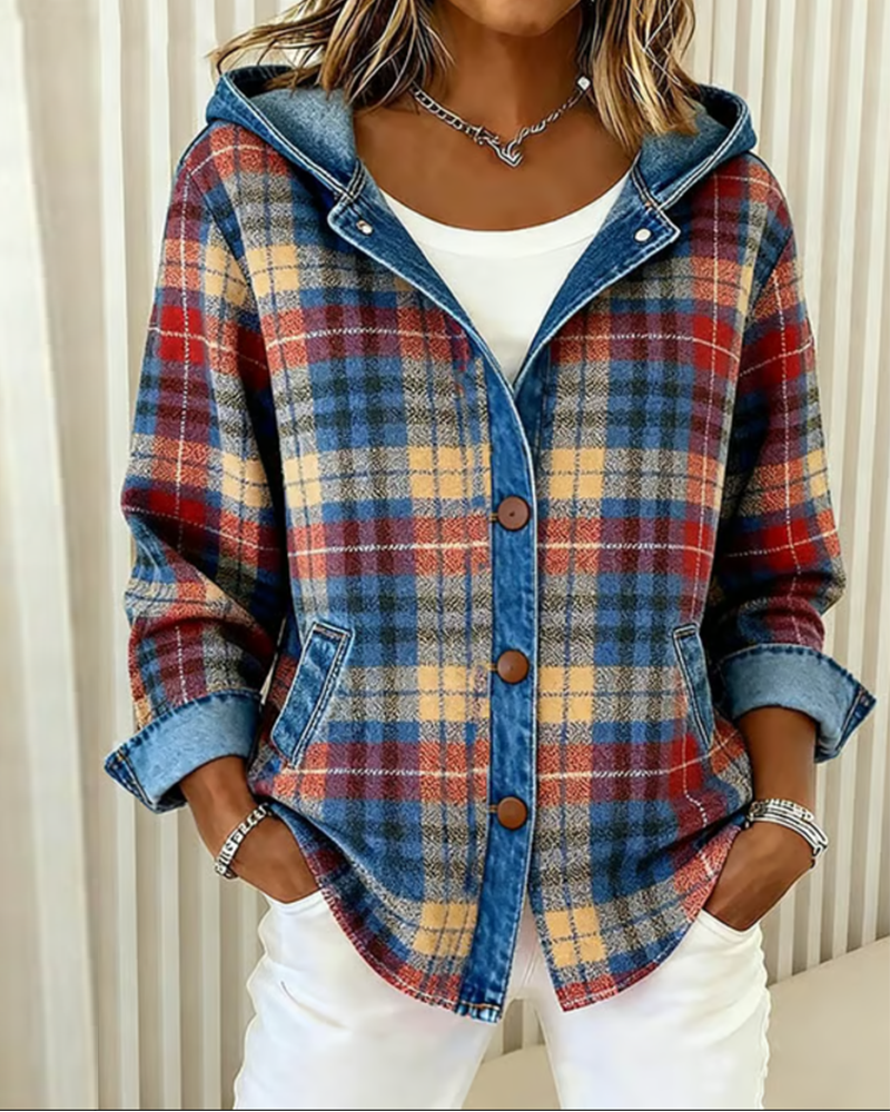 Gera Women’s Hooded Jacket | Cotton Blend, Stylish