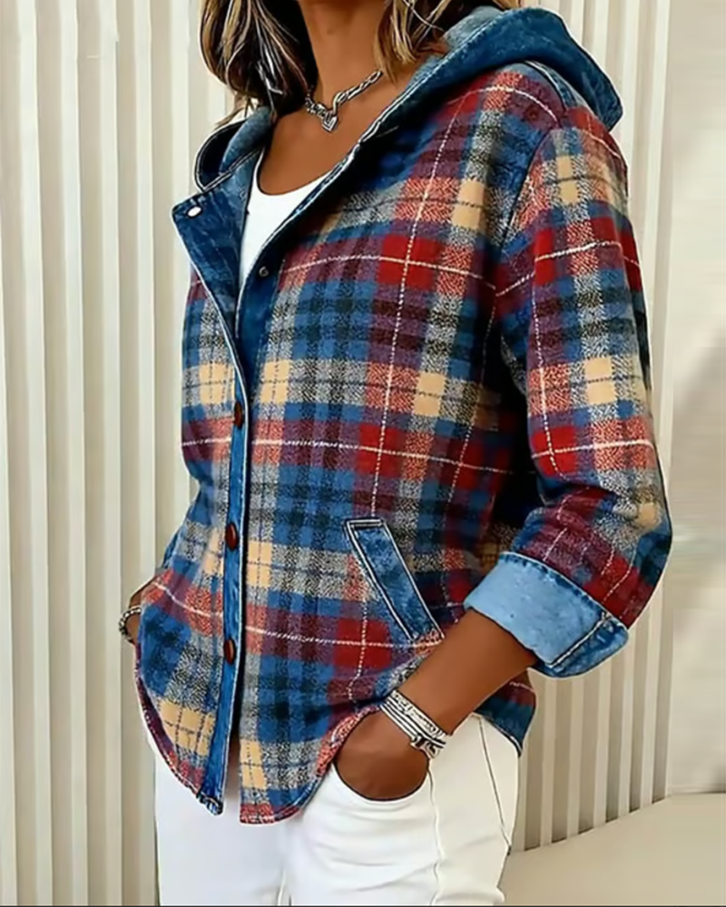 Gera Women’s Hooded Jacket | Cotton Blend, Stylish