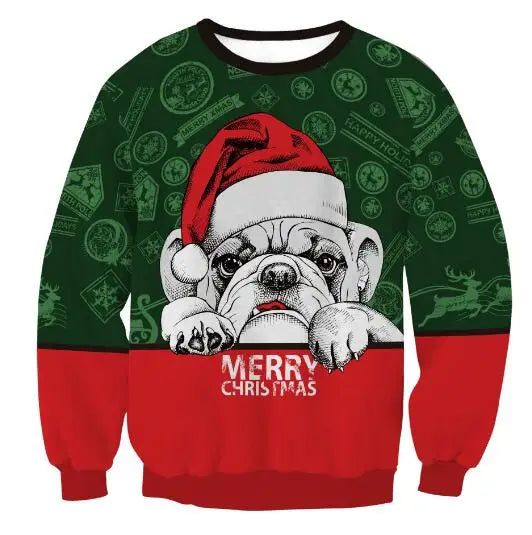 Gero Men's Sweater | Warm Knitted with Christmas Print, Comfortable