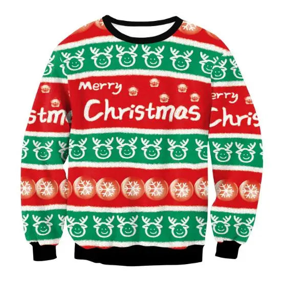 Gero Men's Sweater | Warm Knitted with Christmas Print, Comfortable