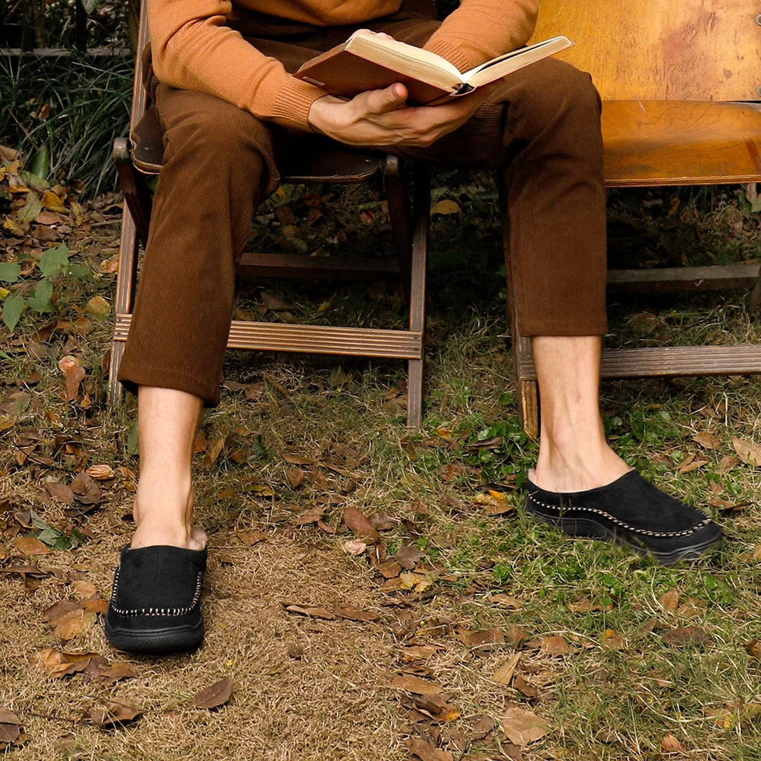 Gerrit Men's Slippers | Soft Fabric, Modern Design