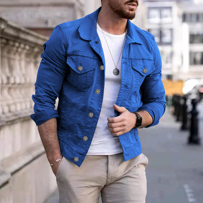 Harmon Men’s Denim Jacket | Eco-Friendly Fabric, Classic Fit 1