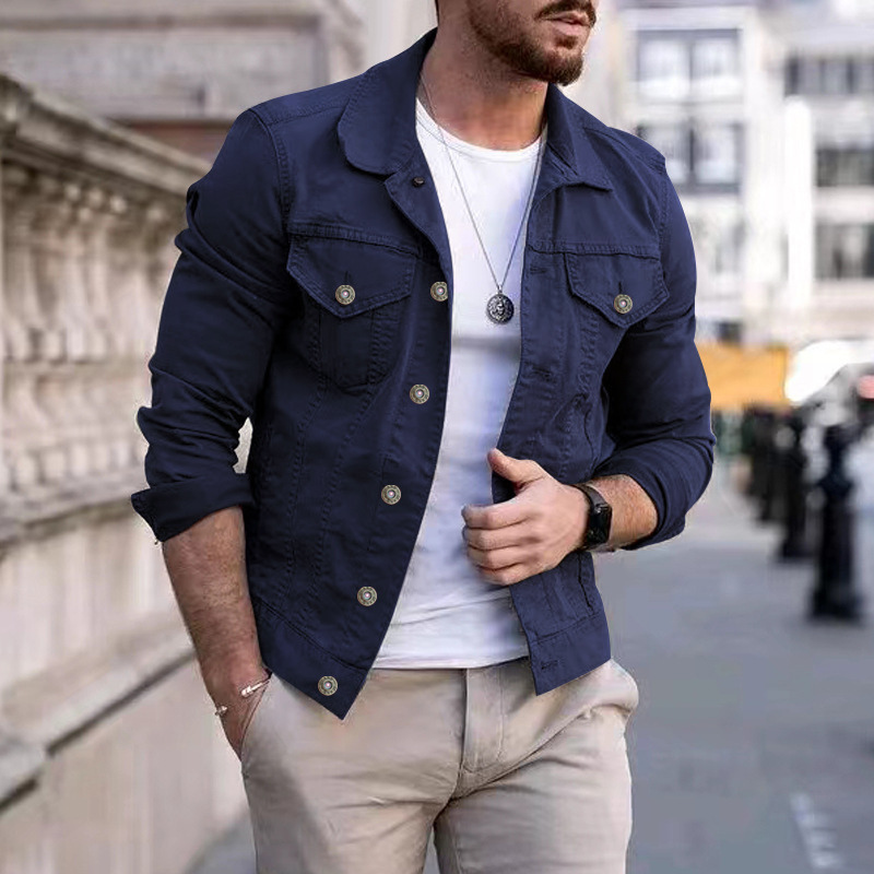 Harmon Men’s Denim Jacket | Eco-Friendly Fabric, Classic Fit 3