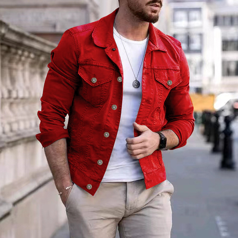 Harmon Men’s Denim Jacket | Eco-Friendly Fabric, Classic Fit 4