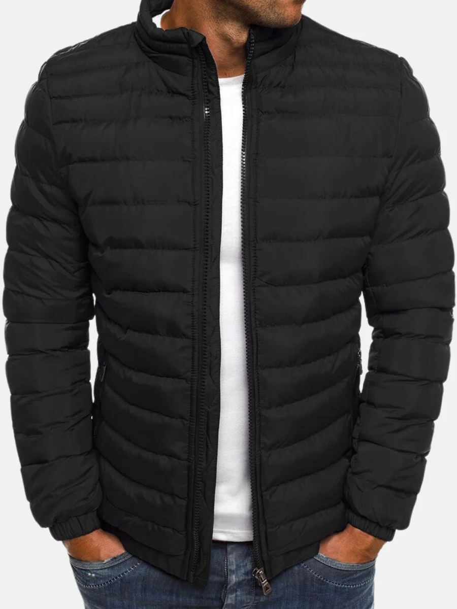 Harmon Men's Quilted Jacket | Lightweight Cotton, Versatile 0