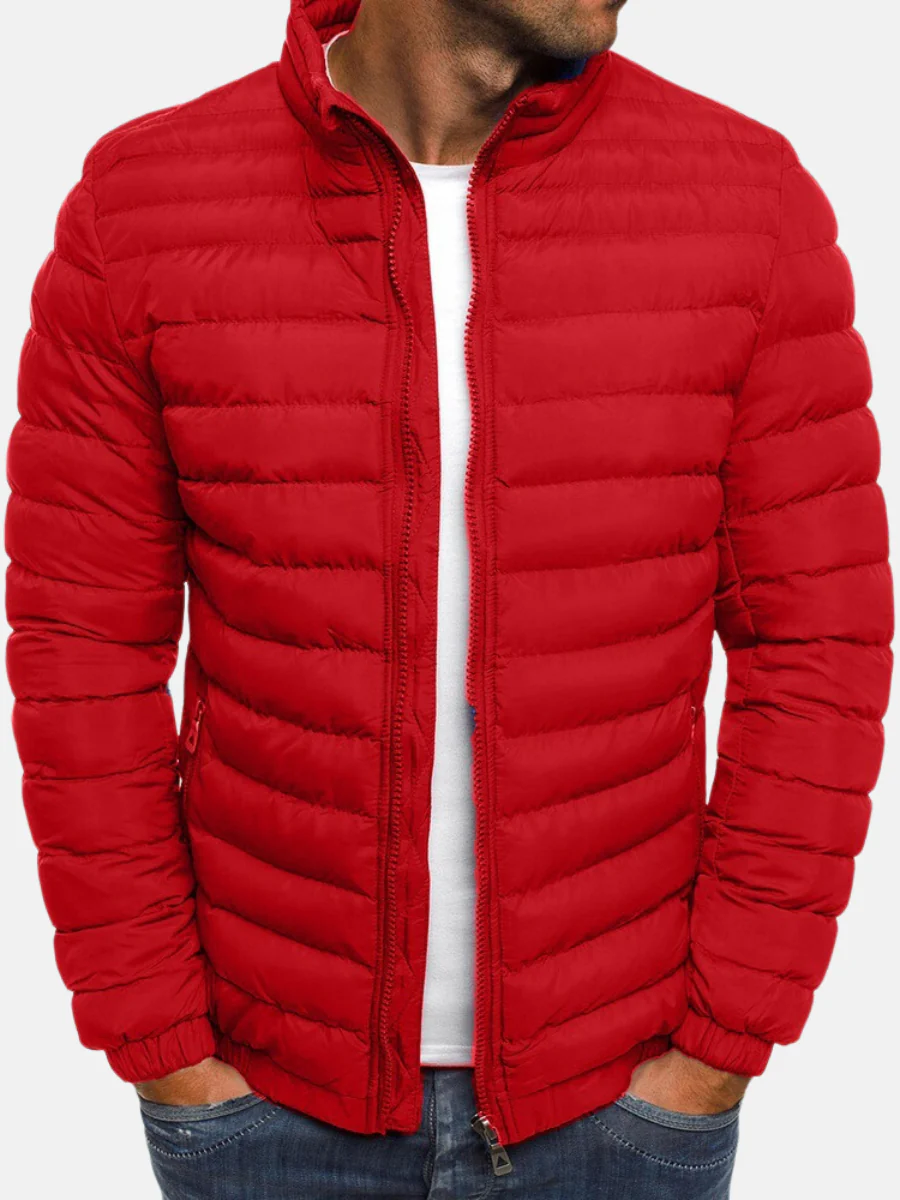 Harmon Men's Quilted Jacket | Lightweight Cotton, Versatile 4