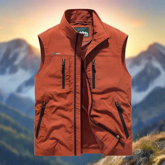 Harmon Men's Vest | Lightweight Fabric, Casual Elegance 0
