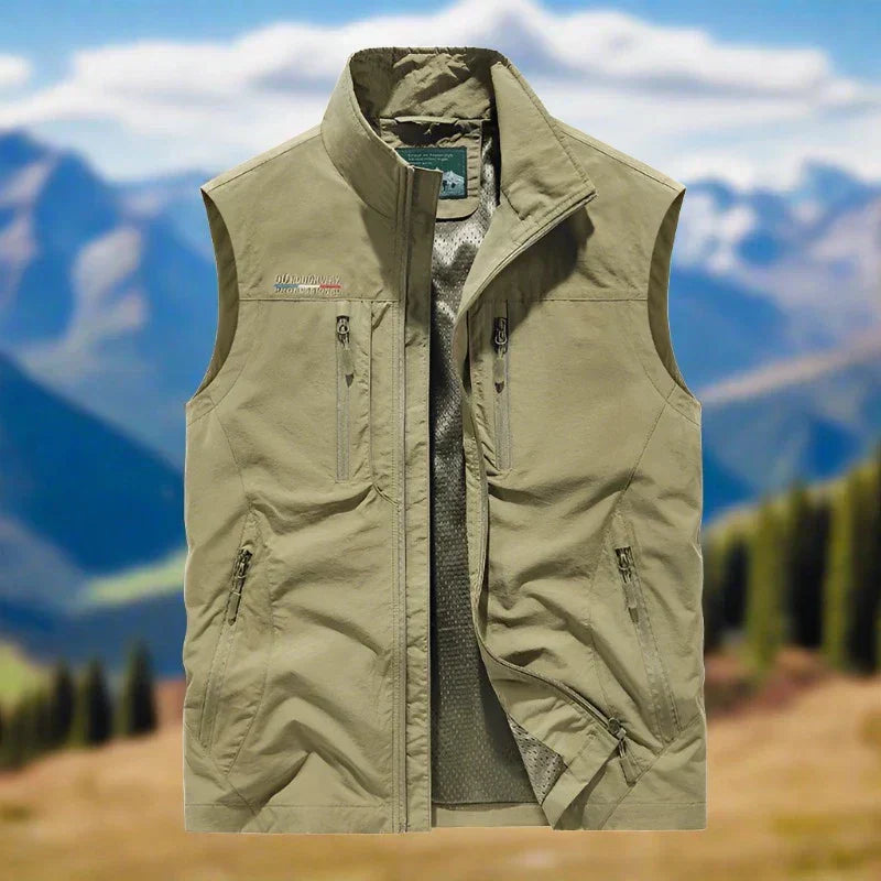Harmon Men's Vest | Lightweight Fabric, Casual Elegance 1