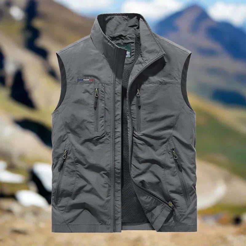 Harmon Men's Vest | Lightweight Fabric, Casual Elegance 2