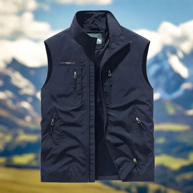 Harmon Men's Vest | Lightweight Fabric, Casual Elegance 3