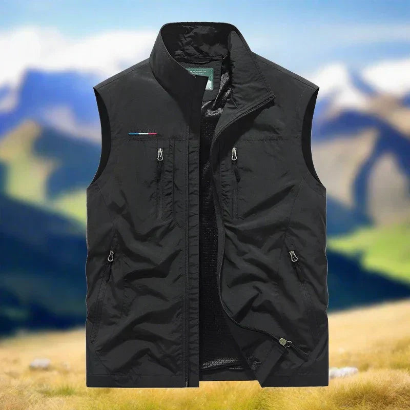 Harmon Men's Vest | Lightweight Fabric, Casual Elegance 4