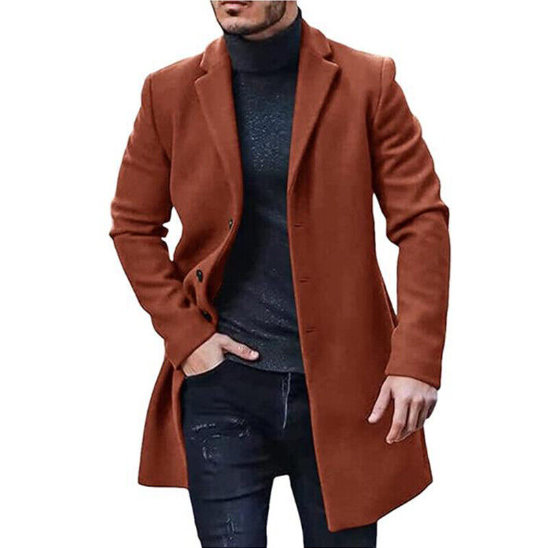 Harmonious Men's Winter Coat | Premium Wool, Detachable Hood 0