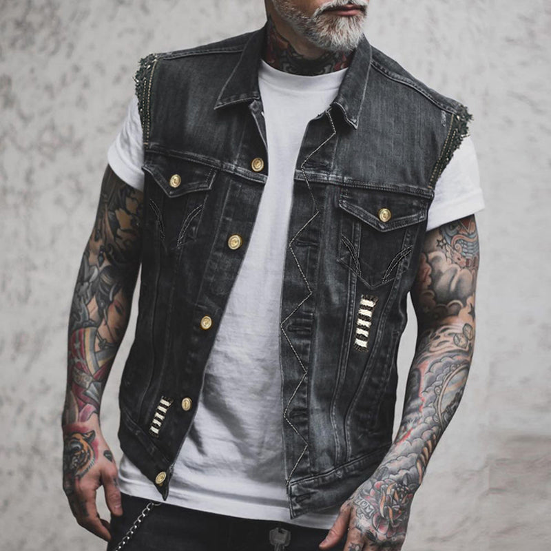 Haven Men's Denim Vest | Premium Quality, Classic Style 0