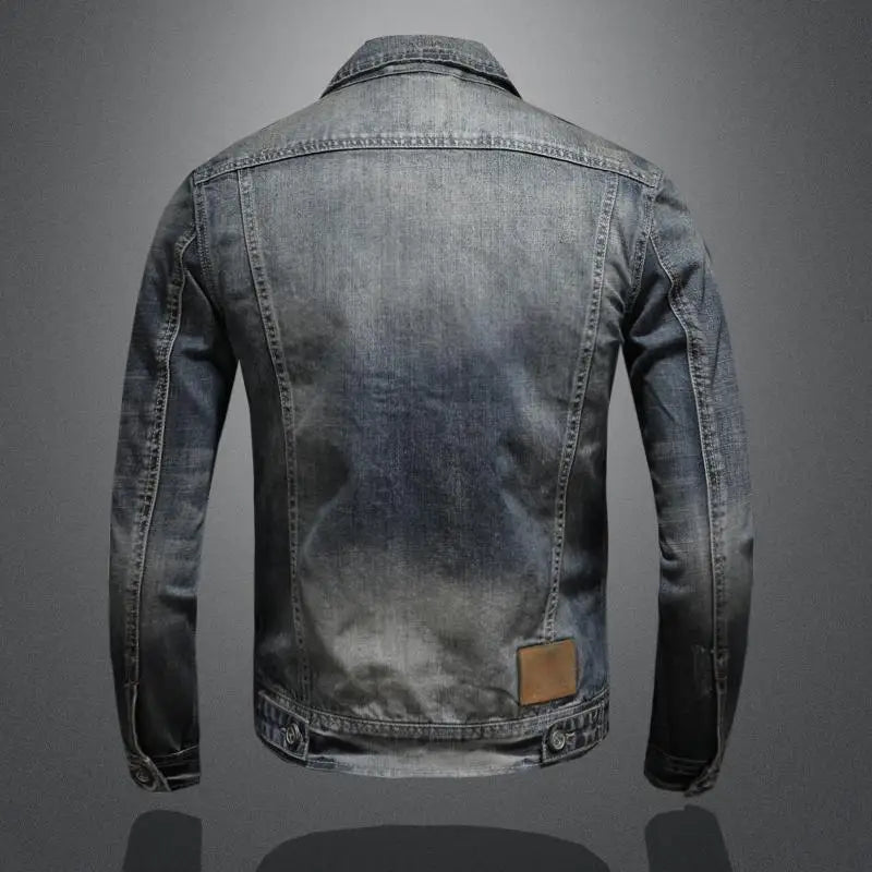 Haven Men's Jacket | High-Quality Denim, Vintage Style for Autumn 1
