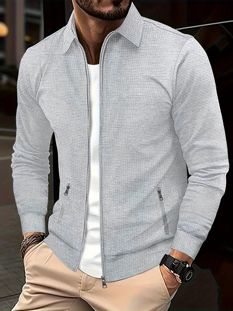 Haven Men's Transitional Jacket | Modern Zipper, Versatile Style 2