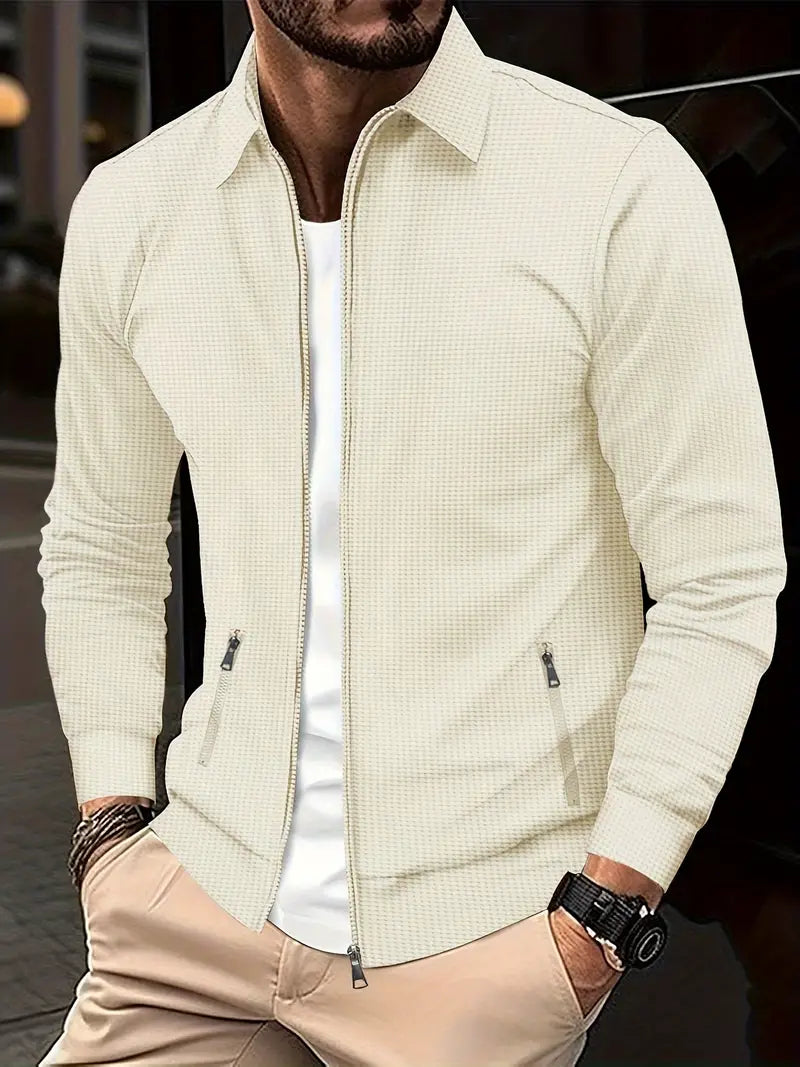 Haven Men's Transitional Jacket | Modern Zipper, Versatile Style 3