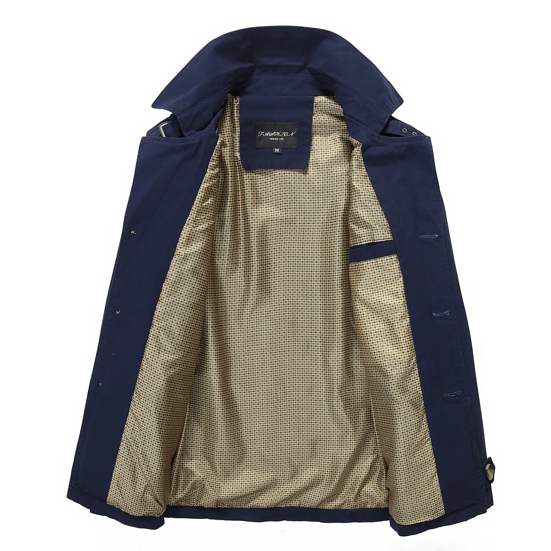 Haven Men's Trench Coat | Premium Fabric, Elegant Design 6