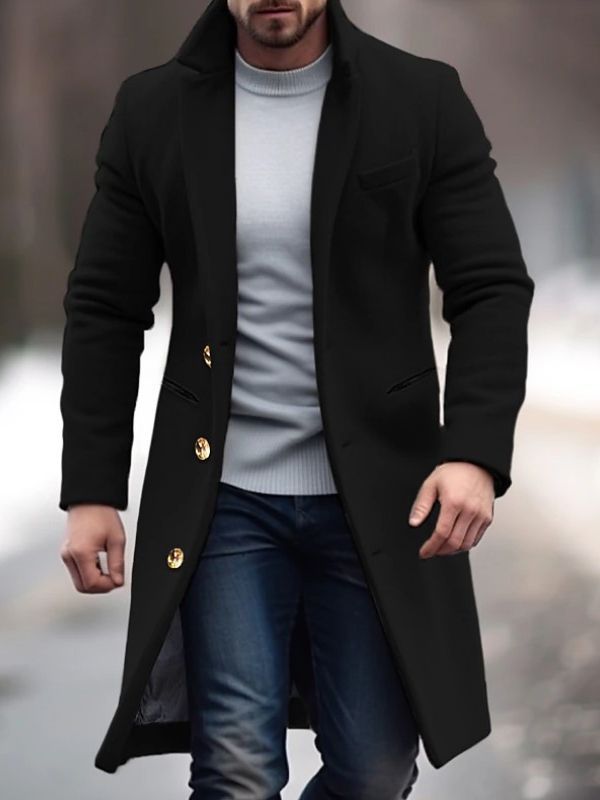 Hector Men's Coat | Slim Fit, Modern Style 2