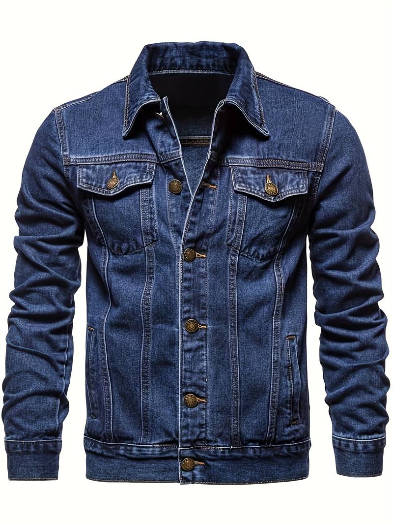 Hector Men's Denim Jacket | Classic Style, High-Quality Denim 0