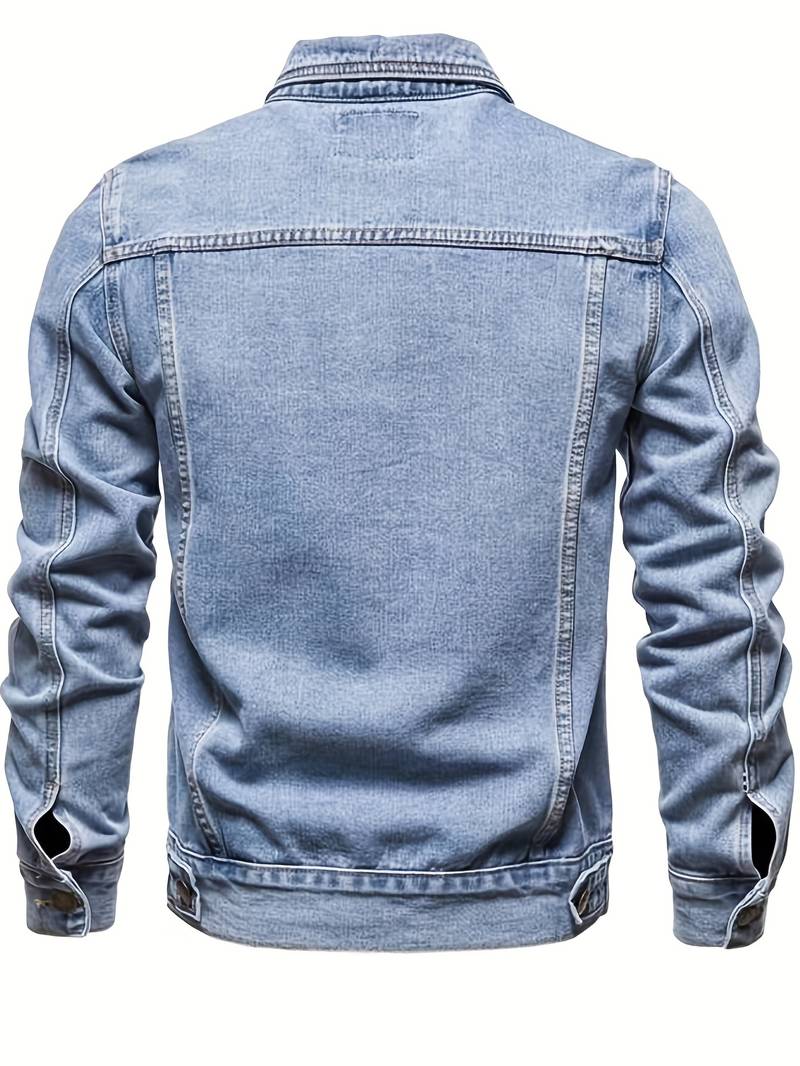 Hector Men's Denim Jacket | Classic Style, High-Quality Denim 5