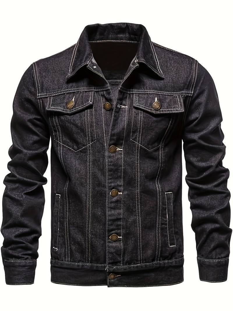 Hector Men's Denim Jacket | Classic Style, High-Quality Denim 9