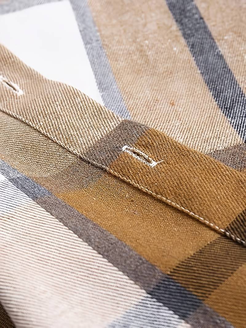 Hector Men's Jacket | Timeless Check Pattern, Adjustable Fit, Winter Essential 6