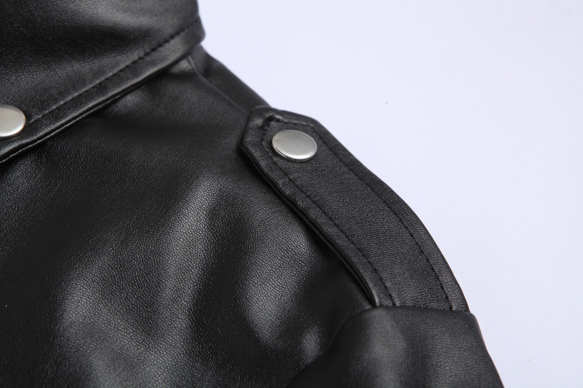 Hector Men's Jacket | Windproof Slim Fit Leather Motorcycle Design 1