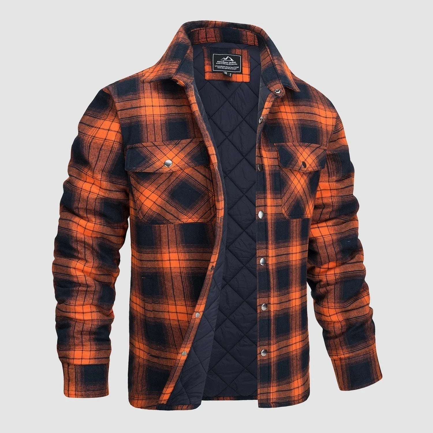 Hector Men's Striped Flannel Jacket | Soft Fabric, Versatile Style 0