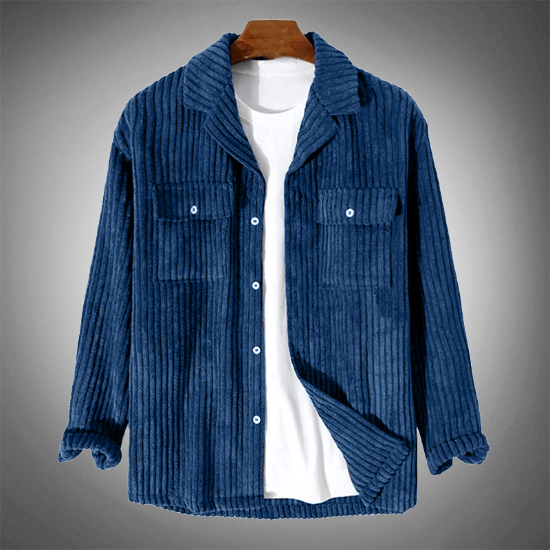Hendrick Men's Overshirt | Premium Corduroy, Casual Chic 0