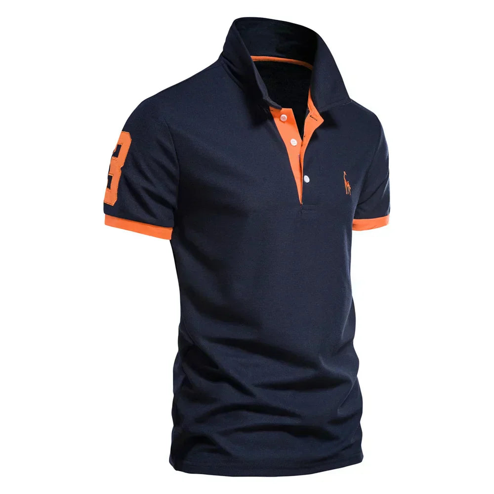 Hendrick Men's Polo Shirt | Premium Cotton Blend, Stylish Fit, Versatile Colors 1