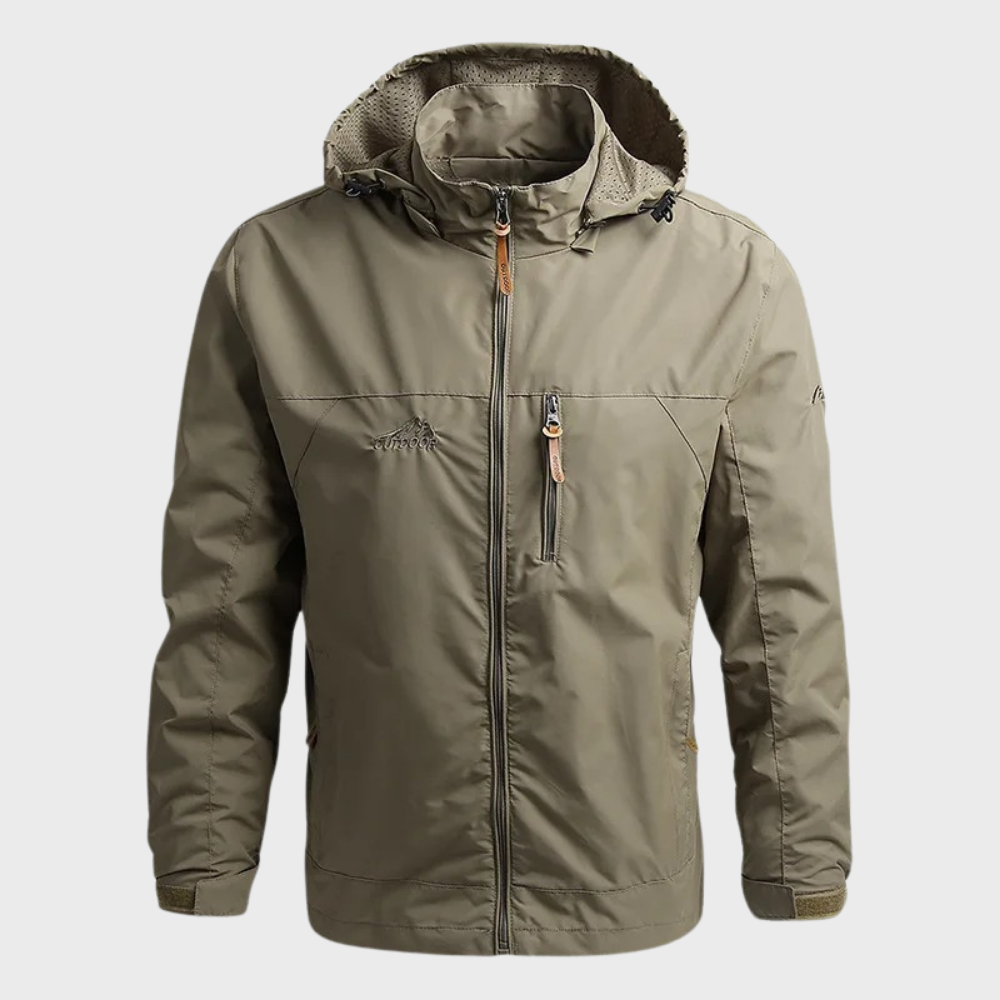 Henri Men's Waterproof Jacket | Soft Nylon Fabric, Stylish Winter Coat 1