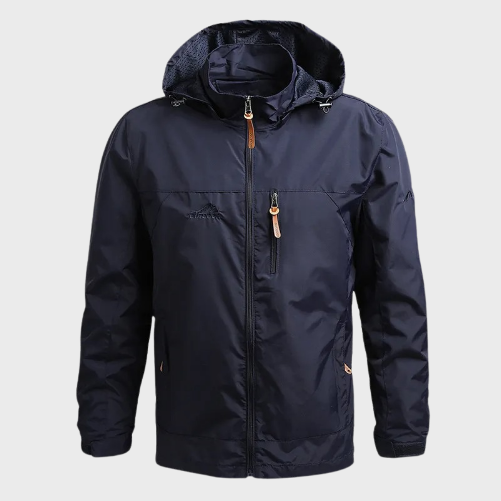 Henri Men's Waterproof Jacket | Soft Nylon Fabric, Stylish Winter Coat 2