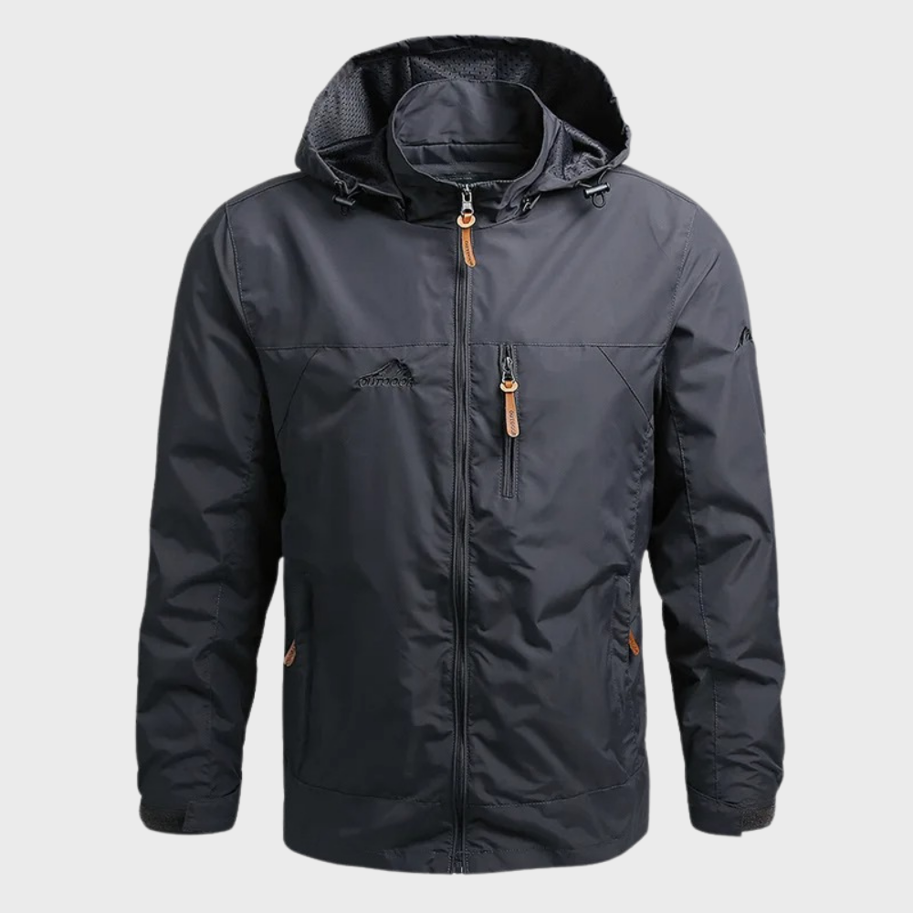 Henri Men's Waterproof Jacket | Soft Nylon Fabric, Stylish Winter Coat 3