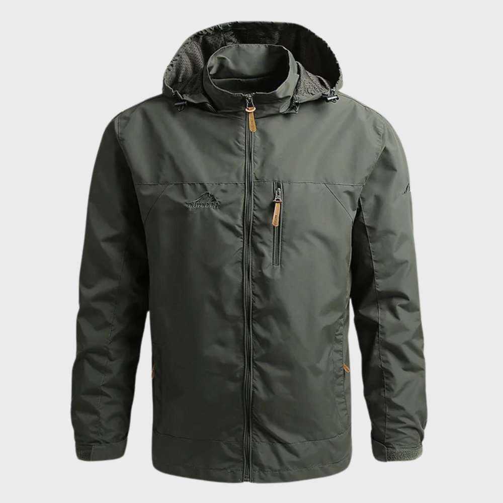 Henri Men's Waterproof Jacket | Soft Nylon Fabric, Stylish Winter Coat 4
