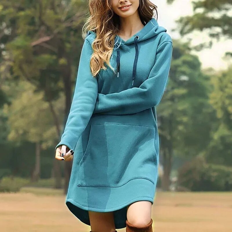 Hera Women's Hoodie Dress | Soft Fabric, Casual Style 4