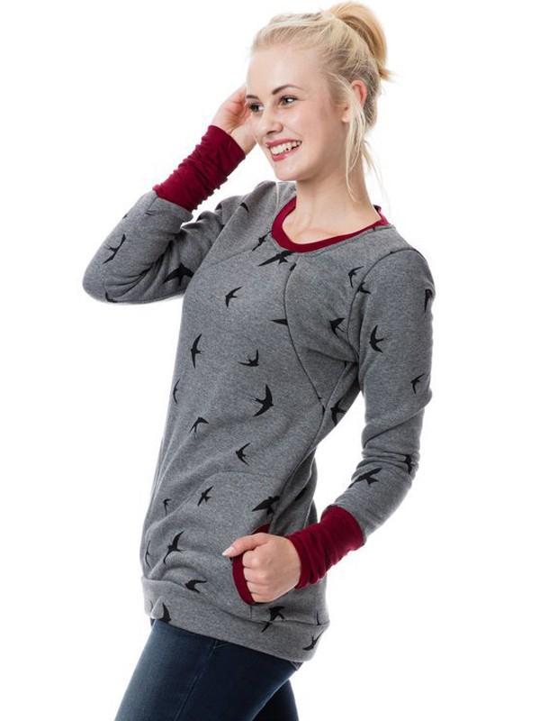 Hera Women's Nursing Sweatshirt | Floral Print, Casual Style 2
