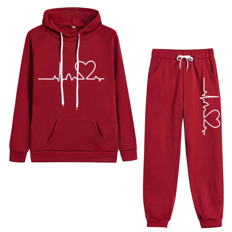 Hera Women's Sweat Suit | Soft Cotton Blend, Casual Hoodie and Sweatpants Set 5