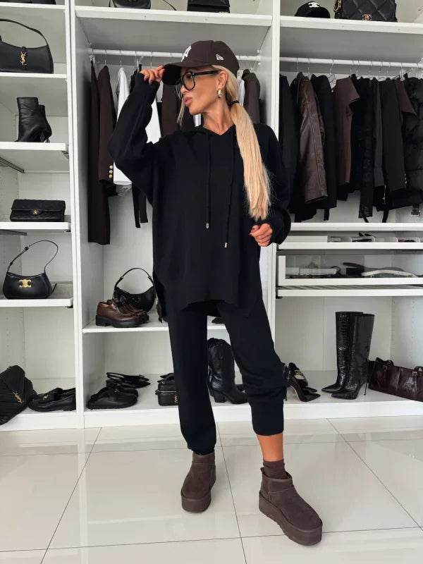 Hera Women's Two-Piece Set | Cozy Long Sleeve Hoodie 1