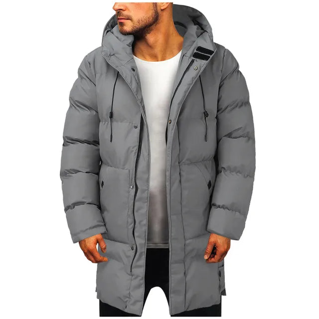 Men's Parka | Quilted with Hood, Winter Style