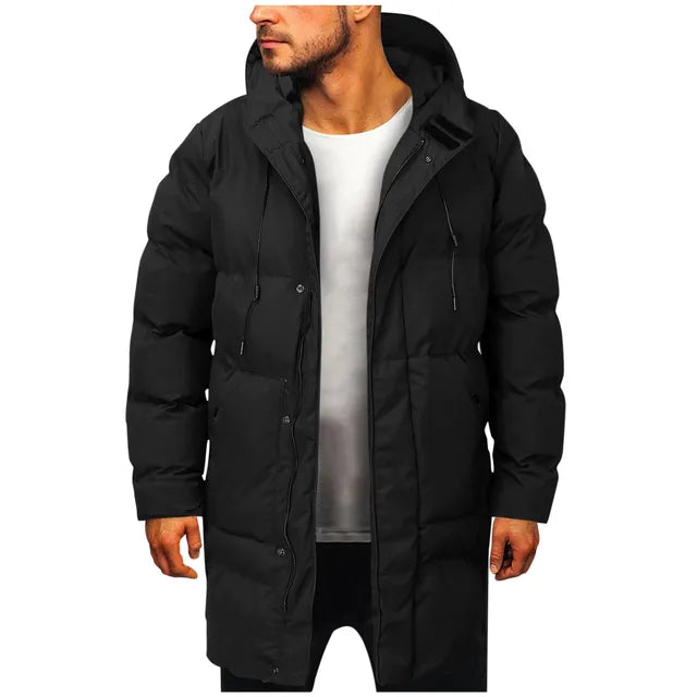 Men's Parka | Quilted with Hood, Winter Style
