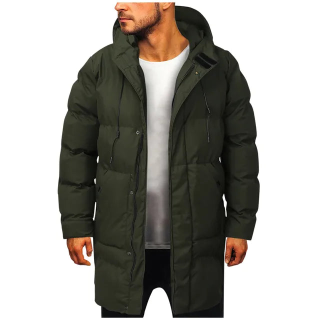 Men's Parka | Quilted with Hood, Winter Style